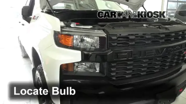 2019 Chevrolet Silverado 1500 Custom Trail Boss 4.3L V6 Crew Cab Pickup Luces Luz de carretera (reemplazar foco) 